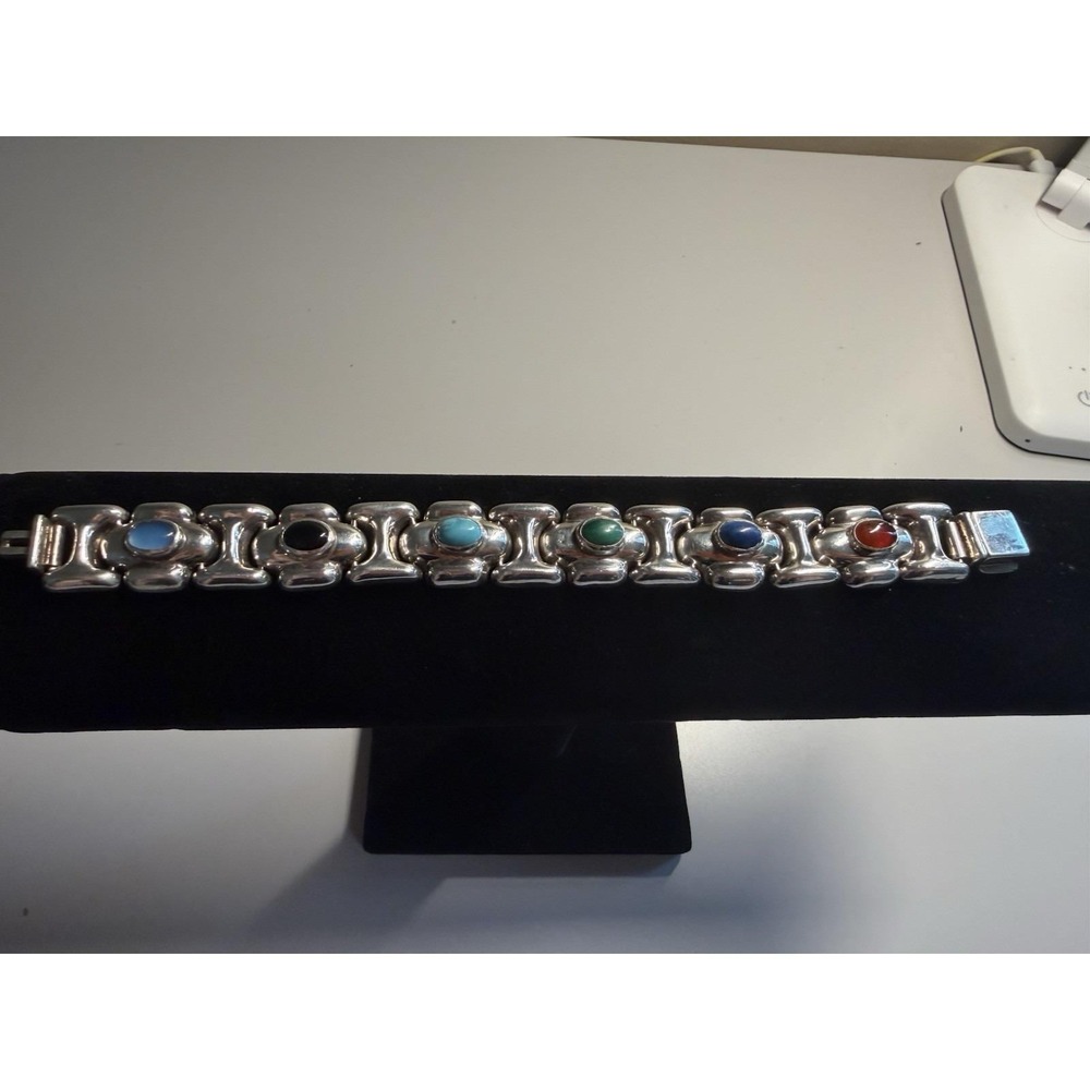 Vintage Talleres de Los Ballesteros Taxco 925 Silver Bracelet